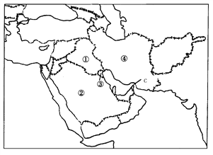 读中东地图回答问题1中东的地理位置非常重要被称为之地七年级地理